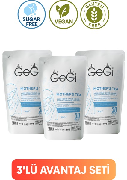 Emziren Annelere Özel Karışık Bitki Çayı 3lü Ekonomik Pkt