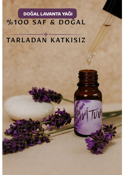 Ravina %100 Doğal & Saf Uyku Destekleyici & Aromaterapi Lavanta Yağı - 10 ml