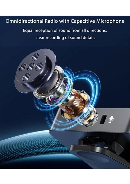 F16-2 Kablosuz Yaka Mikrofonu Profesyonel 3in1 Mikrofon Type-C/lightning/jack Vlog , Video , Youtube modelleri