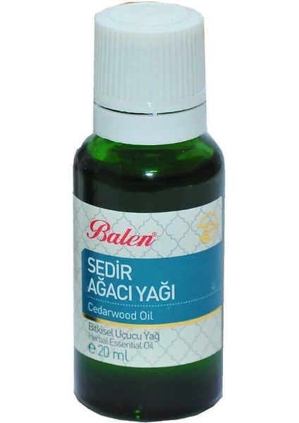 Sedir Ağacı Yağı (Distilasyon) 20 ml Cam Şişe