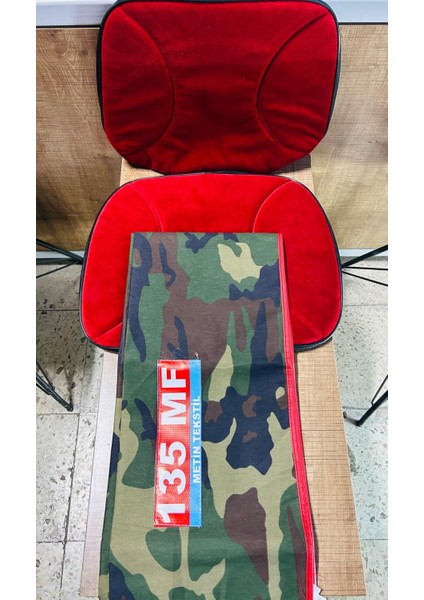 Massey Ferguson 135 Asgari Branda ve Düz Kırmızı Koltuk Kılıfı fırsatları