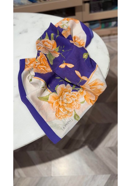 Ipekevi Desenli Tensoft Şal 2882 Mor