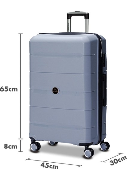 My-Pp 4'lü Tekerlekli Kırılmaz Set Valiz Polipropilen Süper Esnek Kırılmaz Tekerlekli Valiz Bavul Seyaha Valiz Seti fırsatları