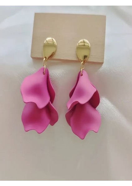 1 Çift Sallantılı Şık Yaprak Küpe