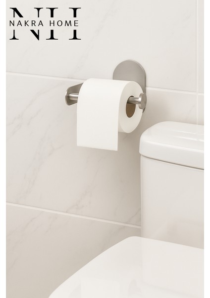 Paslanmaz Çelik Yapışkanlı Tuvalet Kağıdı Askılığı | Delmeden Montaj | Wc Kağıtlığı | Neme Dayanıklı fiyatları