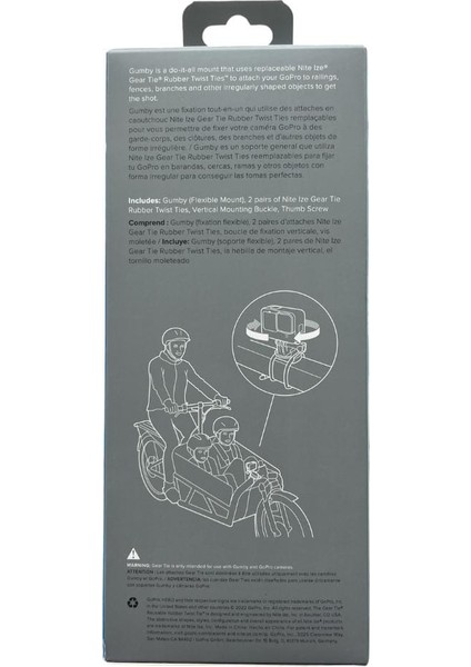 Orijinal Gopro Gumby (Esnek Montaj), Go Pro Tutucu Gopro Sabitleyici, Gopro Kamera Tutucu