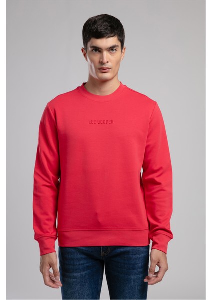 Noahes Erkek O Yaka Sweatshirt Kirmizi fiyatları