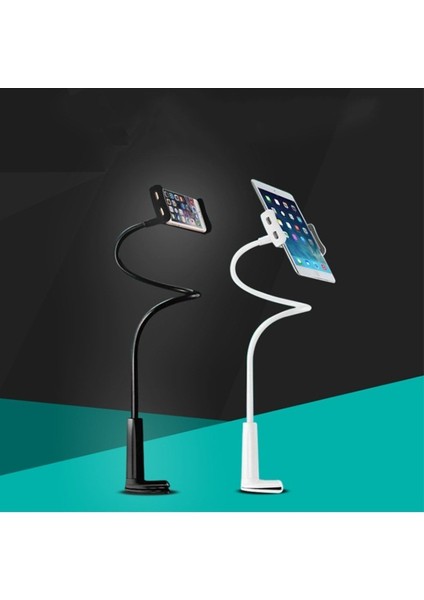 Masaüstü Akrobat Telefon ve Tablet Tutucu Stand 360 Derece Oynar Başlıklı Siyah Siyah Metal Tr fiyatları