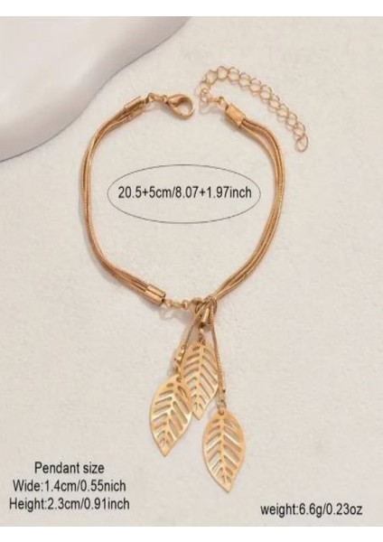 3 Sıralı Yaprak Bileklik modelleri