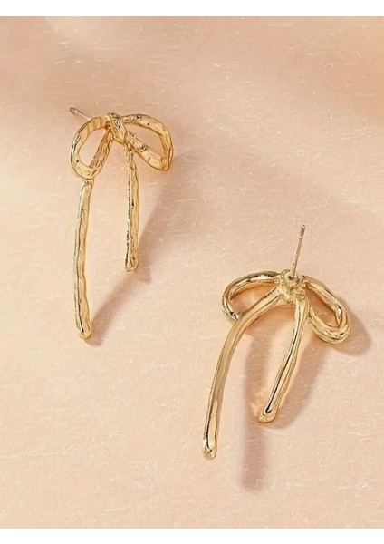 Altın Rengi Kurdele Küpe fiyatları