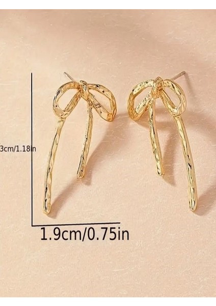 Altın Rengi Kurdele Küpe indirimleri