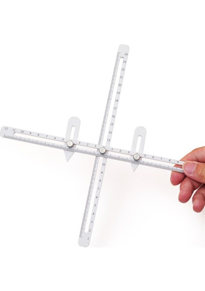 Seramik Ölçüm Kuralı Combo Tool Set Çok Fonksiyonlu Derinlik/kalınlık/kalibre Ölçüm Cetveli Çamur Araçları (Yurt Dışından)