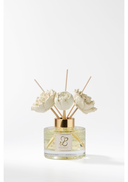 Morning Bloom 155 ml Çiçek Taşlı Bambu Çubuklu Oda Kokusu (Lavanta&narenciye)