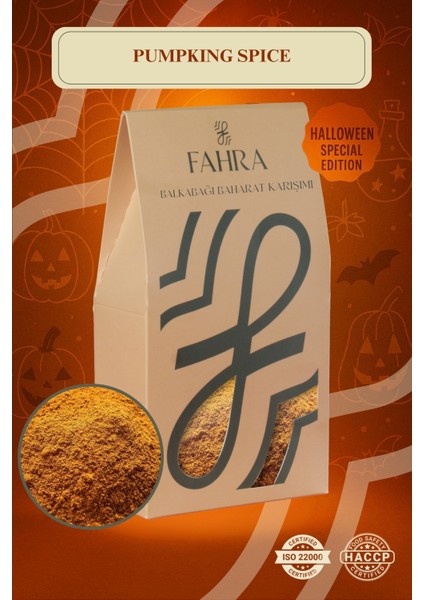 Pumpkin Spice 250 gr Balkabağı Baharatı – Kış Baharatı, Tarçınlı Tatlı ve Latte Karışımı
