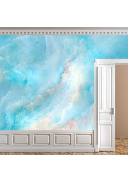 Duvar Kağıdı Çatlak Modern Mermer Desenli Silinebilir Tekstil Duvar Kağıdı