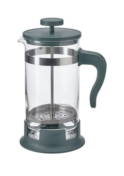 Upphetta French Press Paslanmaz Çelik Koyu Gri Turkuaz 1 Lt