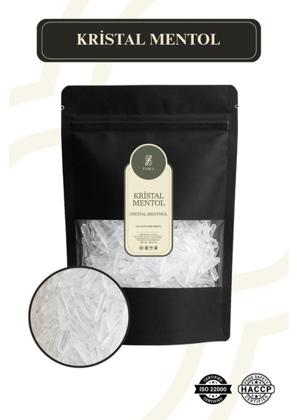 Doğal Kristal Mentol 25G – Nane Kristali, Saf ve Katkısız
