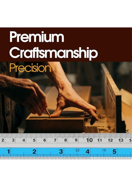 12+6 Inç Metal Cetvel Set-Düz Kenar Cetvelinin Hem Emperyal Hem De Metrik Ölçümleri Var, Dıy Projeleri Için Mükemmel, Mavi (Yurt Dışından) modelleri