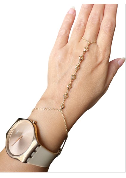 Çelik Gold Minimal Taşlı Kalpli Şahmeran fiyatları