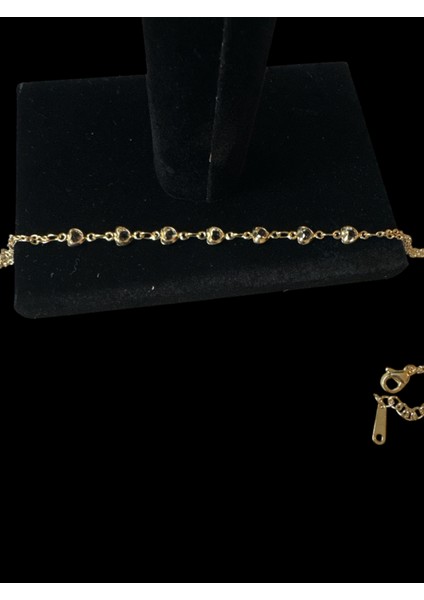 Çelik Gold Minimal Taşlı Kalpli Şahmeran fırsatları