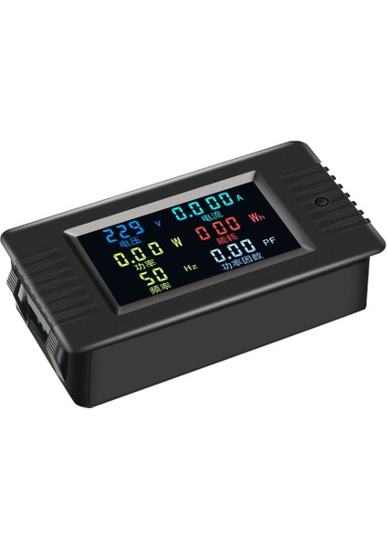 Peacefair PZEM-022 10A Ac Akıllı Dijital Voltaj Akım Güç Enerji Ölçer 6in1 Renk LED Ekran Tek Faz Enerji Ölçer (Yurt Dışından)