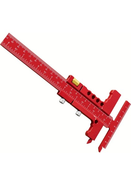 Alüminyum Alaşım Metriği ve Inç - Ahşap Işleme Scriber Işaretleme Hattı Cetveli - Ayarlanabilir T -Square mm ve Inç Çerçeveleme Cetveli (Yurt Dışından) fiyatları