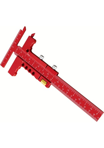 Alüminyum Alaşım Metriği ve Inç - Ahşap Işleme Scriber Işaretleme Hattı Cetveli - Ayarlanabilir T -Square mm ve Inç Çerçeveleme Cetveli (Yurt Dışından) modelleri