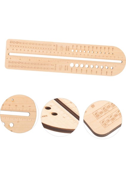 Örgü Ölçüm Cetveli Örgü Iğne Gösterge Tığ Işaretini Ahşap Tığ Işgali Diy Örgü Ahşap Çorap Örgü Aracı (Yurt Dışından) fiyatları