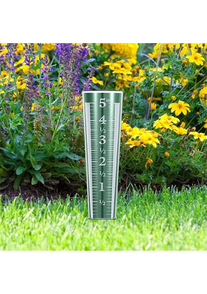 5 Inç Kapasiteli Yağmur Göstergesi Büyütülmüş Ölçekli Dış Mekan Yağmur Ölçer ve Bahçe Veranda Avlusu 2 Paketi Yeşil (Yurt Dışından) fiyatları