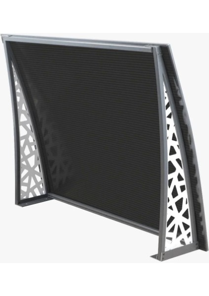 Azalea Alüminyum Kapı Üstü Pratik Sundurma 150X105 cm Antrasit Gri fiyatları