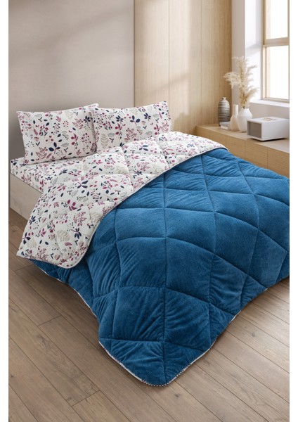 Morena Tek Kişilik Wellsoft Yorgan Uyku Seti Lastikli Çarşaflı Yastık Kılıflı Tek Kişilik Uyku Seti