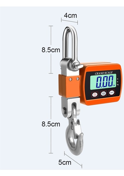 1100LBS Dijital Asma Vinç Ölçeği, Inşaat Fabrikası Binası Avcılık-Pora-Orange Için 500KG Ağır Hizmet Ölçeği (Yurt Dışından) modelleri