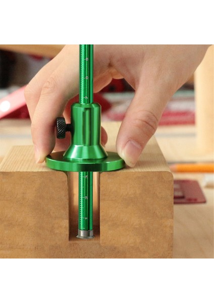 Tekerlek Işaretleme Göstergesi Alüminyum Alaşım Paralel Hat Çizim Aracı Ahşap Işleme Işaretleme Scriber Cetvel Dereceli Ölçekli (Yurt Dışından) fırsatları