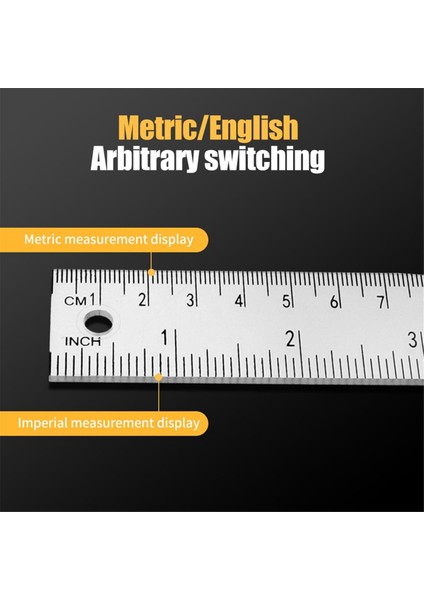 Dijital Ekran Açısı Cetveli, 2&#39;si 1 Arada Hassas Cetvel ve Dijital Açı Bulucu Önleyici, (ABS-200MM) (Yurt Dışından) fırsatları