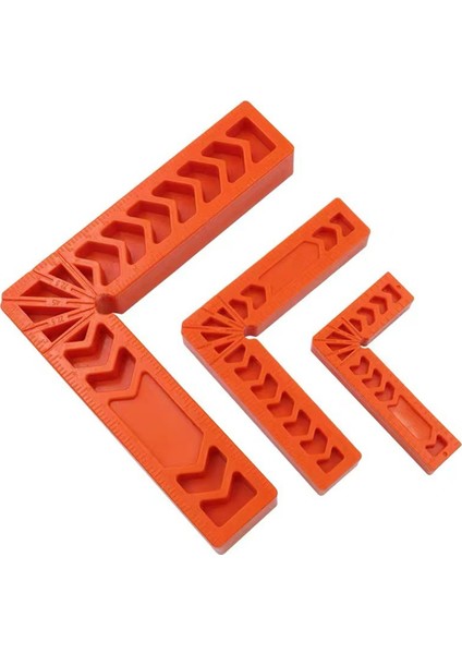 3pcs Sağ Açılı Konumlandırma Cetveli 90 Derece Açılı Cetvel Marangozun Işaretleme Yardımcı Aleti L Tipi Sabit Araç Bulucu (Yurt Dışından)