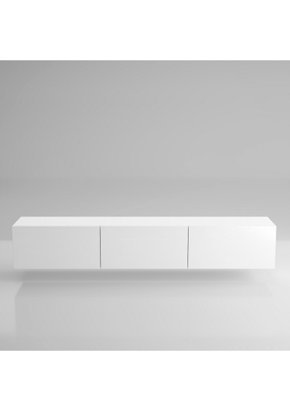 Hunerika Lorina 3 Kapaklı Tv Ünitesi- Wood Beyaz-Minifiks Bağlantılı indirimleri