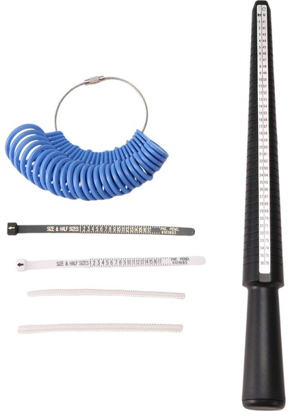 Yüzük Boyutu Ölçüm Aracı Seti, Halka Mandrel Ring Solizer Göstergesi, Halka Boyutlandırma Çubuğu ve Parmak Takı Yapımı Için Halka Göstergesi (Yurt Dışından) modelleri