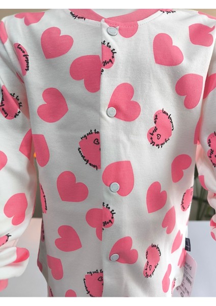 Kız-Erkek Bebek- Çocuk Pijama Takımı %100 Pamuk Uzun Kollu Önü Çıtçıtlı Mevsimlik modelleri