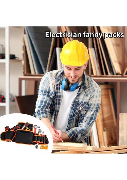 Bel Takım Çantası Çok Fonksiyonlu Yardımcı Program Alet Çantası Ayarlanabilir El Vidaları Organizatör Oxfordcloth Yardımcı Poşet Çerçeveleri A (Yurt Dışından) modelleri