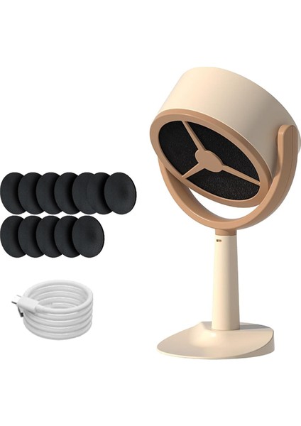 Taşınabilir Duman Arıtıcı, Iç Mekanda Sigara Içmek Için Taşınabilir Duman Filtresi, Iç Mekan Mutfak Mini Vantilatör Taşınabilir Davlumbaz (Yurt Dışından)