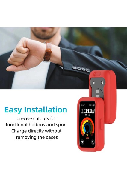 Huawei Band 10 / 9 / 8 Için Silikon Saat Kılıfı (Yurt Dışından) indirimleri