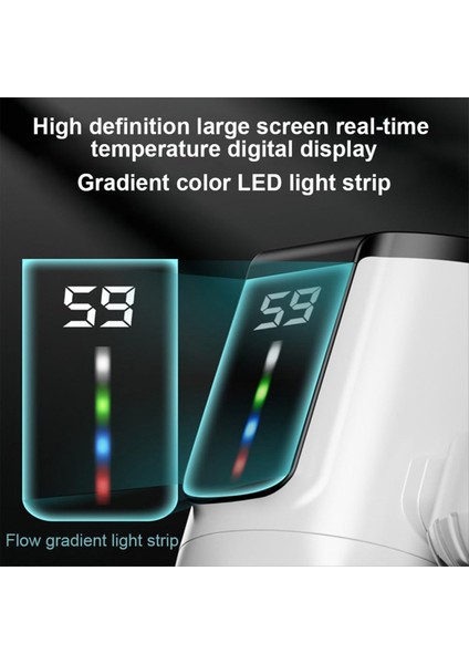 Sıcak Su Isıtıcı Musluk Büyük Ekran Dinamik Dijital Ekran Elektrikli Musluk Isıtıcı Banyo Mutfak Abd Fişi (Yurt Dışından) fırsatları