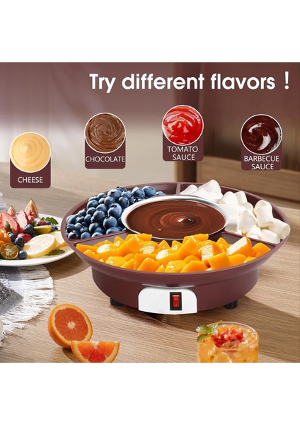 10OZ Mını Elektrikli Çikolata Eritme Potu Çikolata Fondü Çeşmesi Isıtıcı Makinesi Sütlü Çikolatalar Peynir Tereyağı (Ab) (Yurt Dışından) fiyatları