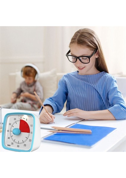 Gece Işıklı Görsel Zamanlayıcı, Çocuklar ve Yetişkinler Için 60 Dakikalık Geri Sayım Zamanlayıcısı, Zaman Yönetimi Aracı (Mavi) (Yurt Dışından) fiyatları
