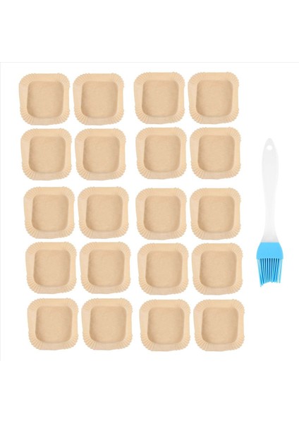 50 Adet Hava Fritöz Parşömen Kağıdı Yağ Fırçalı Hava Fritöz Gömlekleri Kare 6.3 Inç Tek Kullanımlık Pişirme Kağıdı Hava Fritöz Levhalar (Yurt Dışından) fiyatları