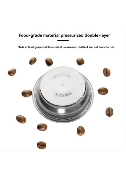 58 mm Çift Duvarlı Filtre Sepeti Kahve Makinesi Paslanmaz Çelik Çift Duvarlı Taşınabilir Süzgeç Sepeti Yeniden Kullanılabilir Kahve Filtreleri (Yurt Dışından) fırsatları
