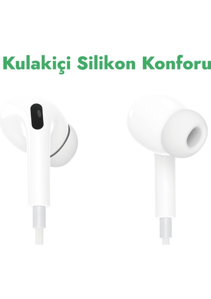 Kristal Ses Netliği Sunan Lightning Silikon Kulaklık fiyatları