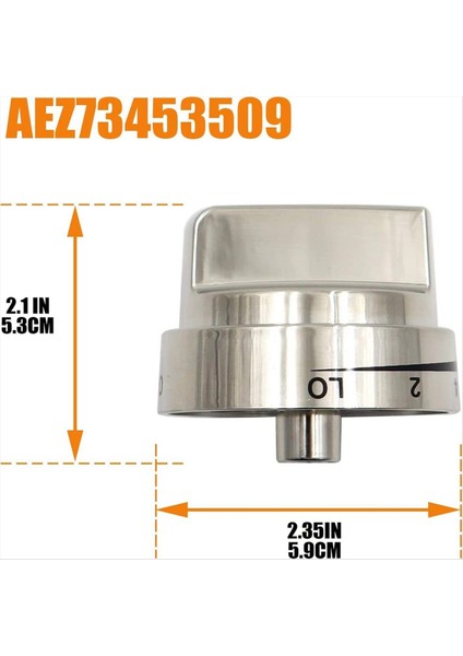 AEZ73453509 Fırın Aralığı Soba Topuzu Düzeneği Evrensel Soba Düğmeleri Değiştirmeleri Için Yedek AEZ72909008 AP5669773 (Yurt Dışından) modelleri