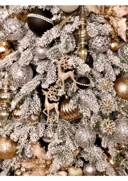 3 Adet Lüks Yılbaşı Ağacı Ithal Süs 14 cm fiyatları