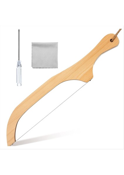 Ahşap Ekmek Yay Bıçağı Ekmek Dilimleme Ahşap Saplı Ekmek Dilimleme Ev Yapımı Ekmek Ekşi Mayalı Ekmek Kesici (Yurt Dışından)